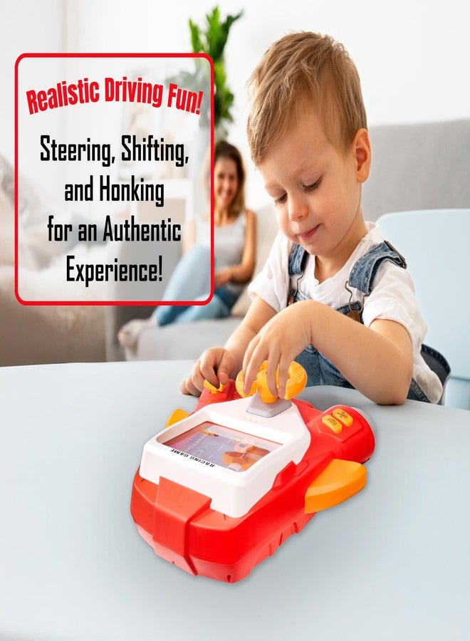 Kiddie Play Kids Racing Car Steering Wheel Toy - Interactive Driving Simulator with Lights and Sounds - Perfect for Toddlers - Fun Game for Car Seat and Home Play - Image 2